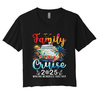 Family Cruise 2025 Vacation Trip Family Matching Cruise Ship Crop Top