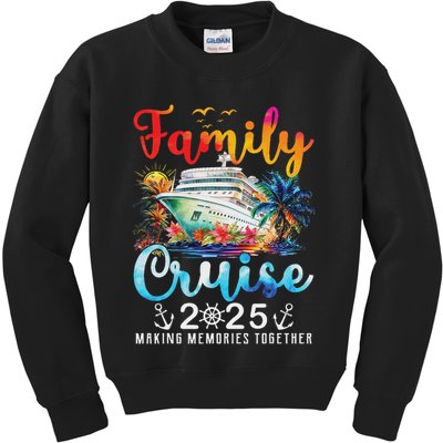 Family Cruise 2025 Vacation Trip Family Matching Cruise Ship Kids Sweatshirt