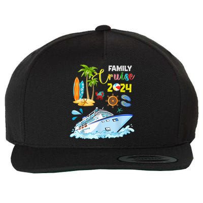 Family Cruise 2024 Funny Summer Vacation Cruise Ship Lover Wool Snapback Cap