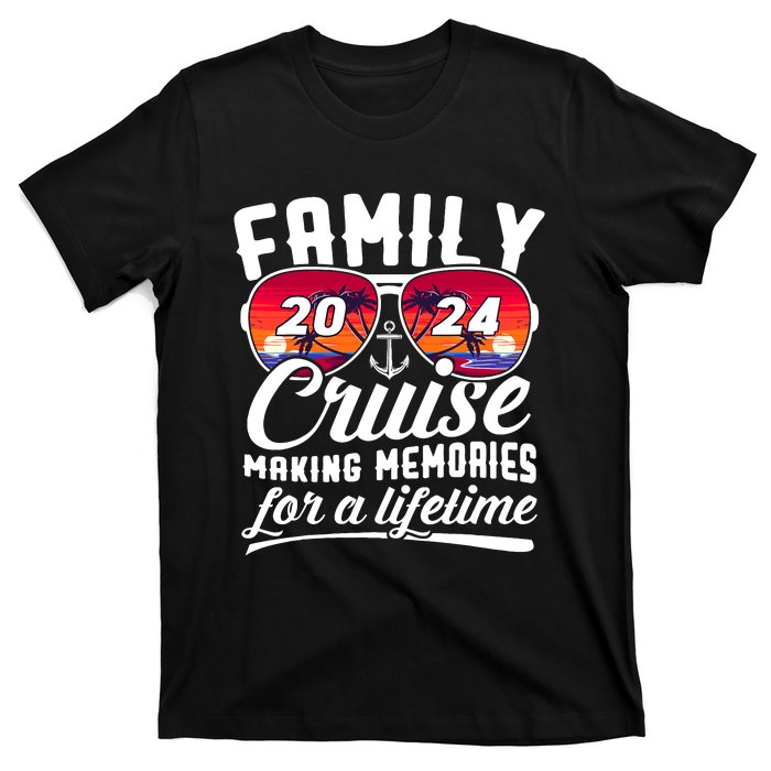 Family Cruise 2024 Making Memories Together Summer Trip Ship T-Shirt