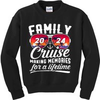 Family Cruise 2024 Making Memories Together Summer Trip Ship Kids Sweatshirt