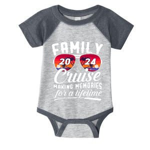 Family Cruise 2024 Making Memories Together Summer Trip Ship Infant Baby Jersey Bodysuit