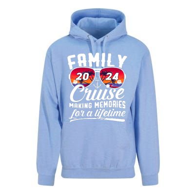 Family Cruise 2024 Making Memories Together Summer Trip Ship Unisex Surf Hoodie