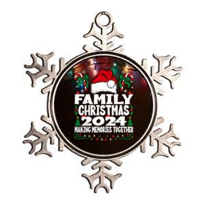 Family Christmas 2024 Matching Family Christmas Xmas Squad Metallic Star Ornament