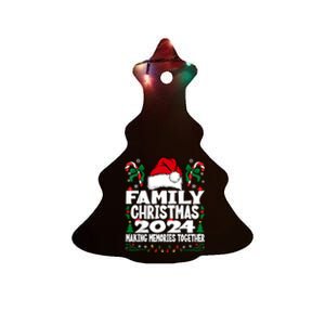 Family Christmas 2024 Matching Family Christmas Xmas Squad Ceramic Tree Ornament