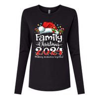 Family Christmas 2024 Matching Squad Santa Elf Funny Xmas Womens Cotton Relaxed Long Sleeve T-Shirt