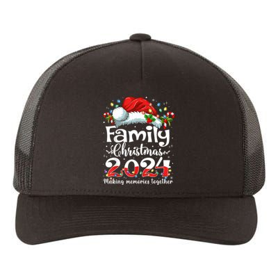 Family Christmas 2024 Matching Squad Santa Elf Funny Xmas Yupoong Adult 5-Panel Trucker Hat