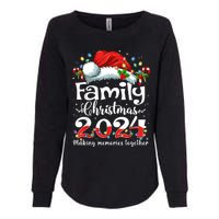 Family Christmas 2024 Matching Squad Santa Elf Funny Xmas Womens California Wash Sweatshirt