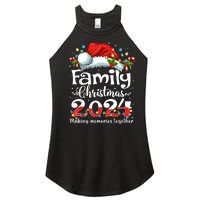 Family Christmas 2024 Matching Squad Santa Elf Funny Xmas Women's Perfect Tri Rocker Tank