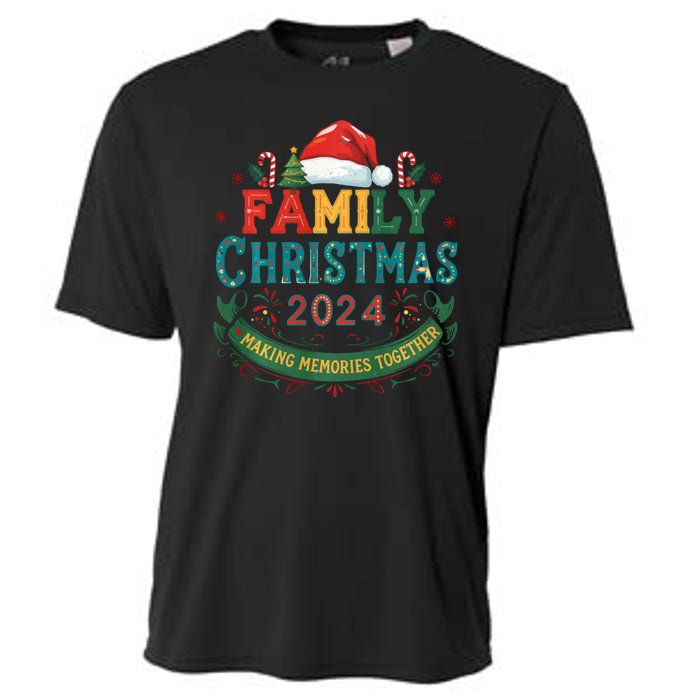 Family Christmas 2024 Matching Outfit Xmas Squad Santa Group Cooling Performance Crew T-Shirt