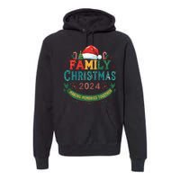 Family Christmas 2024 Matching Outfit Xmas Squad Santa Group Premium Hoodie