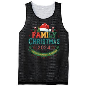 Family Christmas 2024 Matching Outfit Xmas Squad Santa Group Mesh Reversible Basketball Jersey Tank