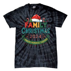 Family Christmas 2024 Matching Outfit Xmas Squad Santa Group Tie-Dye T-Shirt