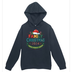 Family Christmas 2024 Matching Outfit Xmas Squad Santa Group Urban Pullover Hoodie