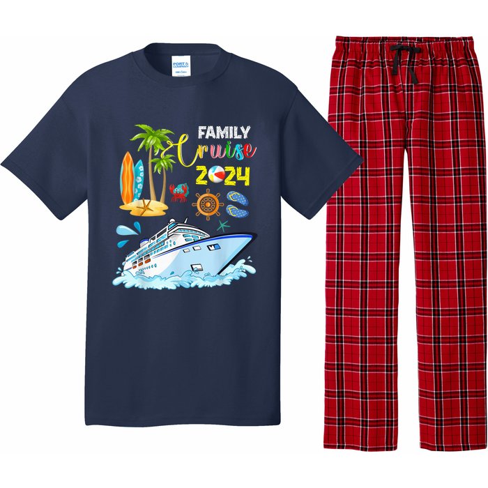 Family Cruise 2024 Funny Summer Vacation Cruise Ship Lover Pajama Set