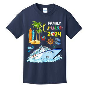 Family Cruise 2024 Funny Summer Vacation Cruise Ship Lover Kids T-Shirt