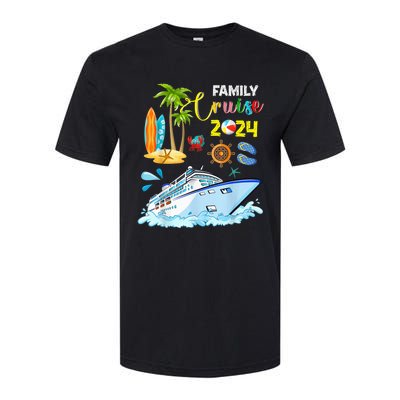 Family Cruise 2024 Funny Summer Vacation Cruise Ship Lover Softstyle® CVC T-Shirt