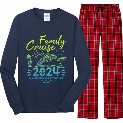 Family Cruise 2024 Making Memories Family Vacation 2024 Long Sleeve Pajama Set