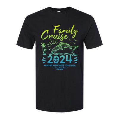 Family Cruise 2024 Making Memories Family Vacation 2024 Softstyle CVC T-Shirt