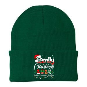 Family Christmas 2024 Matching Xmas Squad Santa Knit Cap Winter Beanie