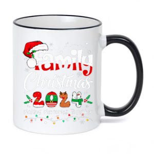 Family Christmas 2024 Matching Xmas Squad Santa 11oz Black Color Changing Mug