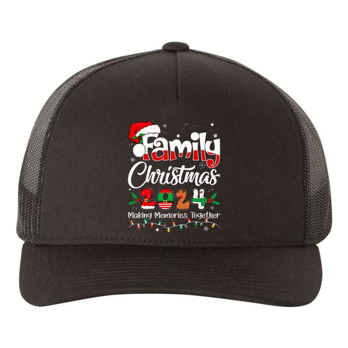 Family Christmas 2024 Matching Xmas Squad Santa Yupoong Adult 5-Panel Trucker Hat