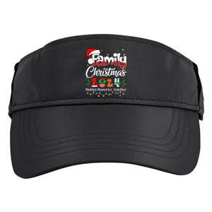 Family Christmas 2024 Matching Xmas Squad Santa Adult Drive Performance Visor