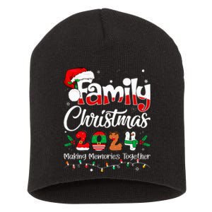 Family Christmas 2024 Matching Xmas Squad Santa Short Acrylic Beanie