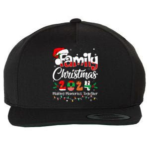 Family Christmas 2024 Matching Xmas Squad Santa Wool Snapback Cap