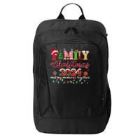 Family Christmas 2024 Matching Squad Santa Elf Funny Xmas City Backpack