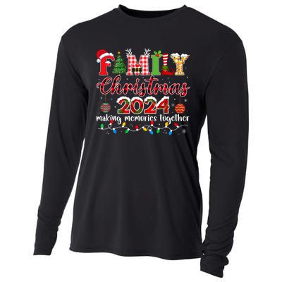 Family Christmas 2024 Matching Squad Santa Elf Funny Xmas Cooling Performance Long Sleeve Crew