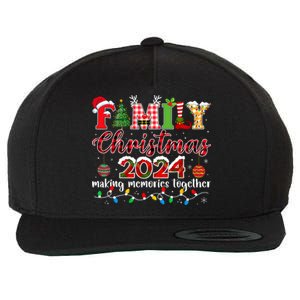 Family Christmas 2024 Matching Squad Santa Elf Funny Xmas Wool Snapback Cap