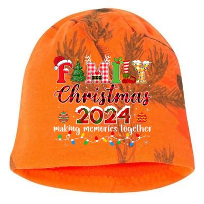 Family Christmas 2024 Matching Squad Santa Elf Funny Xmas Kati - Camo Knit Beanie