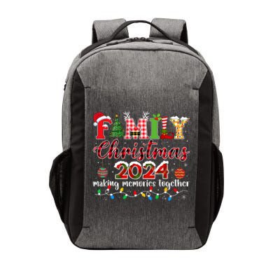 Family Christmas 2024 Matching Squad Santa Elf Funny Xmas Vector Backpack