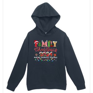 Family Christmas 2024 Matching Squad Santa Elf Funny Xmas Urban Pullover Hoodie