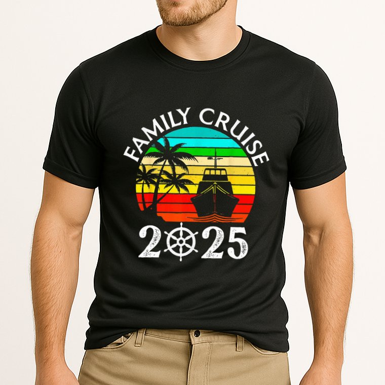 Family Cruise 2025 Vacation Trip Cruising Family Matching Cooling Performance Crew T-Shirt