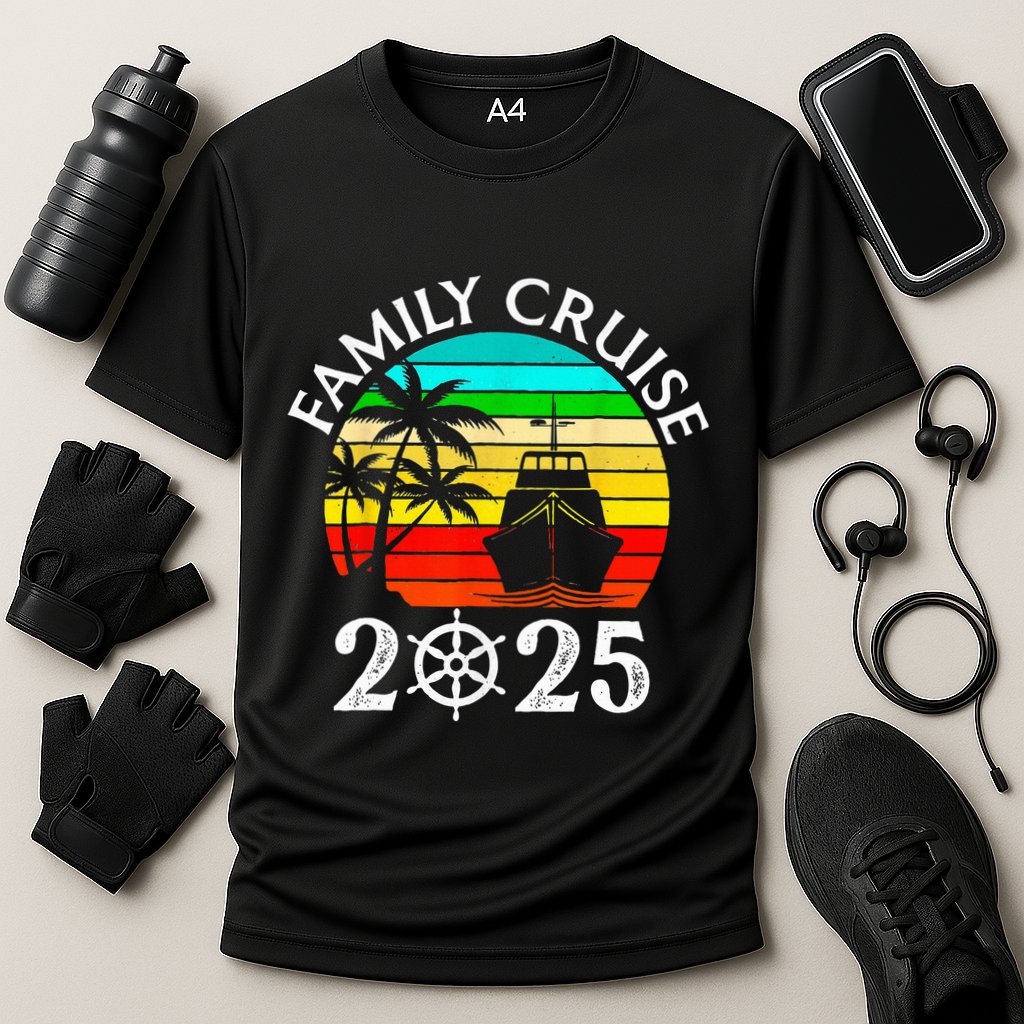 Family Cruise 2025 Vacation Trip Cruising Family Matching Cooling Performance Crew T-Shirt