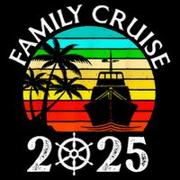 Family Cruise 2025 Vacation Trip Cruising Family Matching Cooling Performance Crew T-Shirt