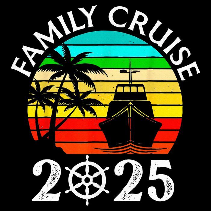 Family Cruise 2025 Vacation Trip Cruising Family Matching Cooling Performance Crew T-Shirt