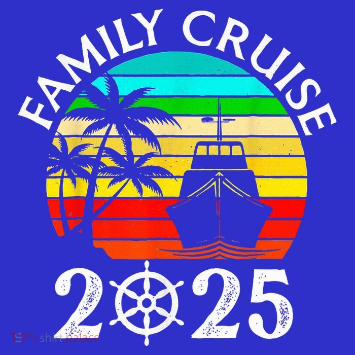 Family Cruise 2025 Vacation Trip Cruising Family Matching Tall T-Shirt