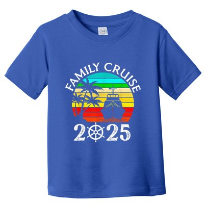 Family Cruise 2025 Vacation Trip Cruising Family Matching Toddler T-Shirt