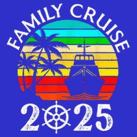 Family Cruise 2025 Vacation Trip Cruising Family Matching Womens T-Shirt