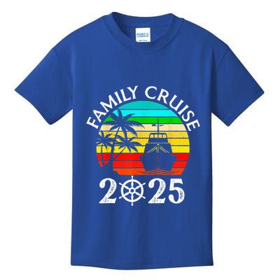 Family Cruise 2025 Vacation Trip Cruising Family Matching Kids T-Shirt