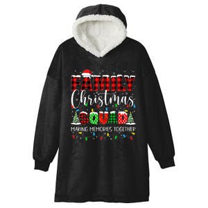 Family Christmas 2024 Matching Squad Xmas Hooded Wearable Blanket