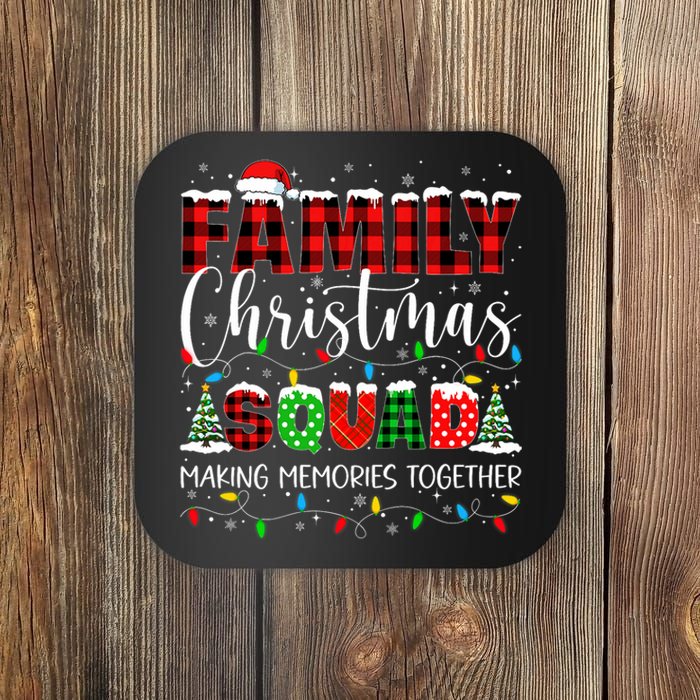 Family Christmas 2024 Matching Squad Xmas Coaster