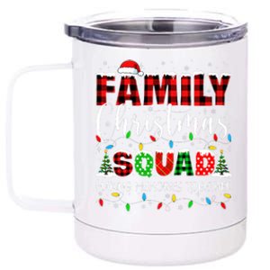 Family Christmas 2024 Matching Squad Xmas 12 oz Stainless Steel Tumbler Cup