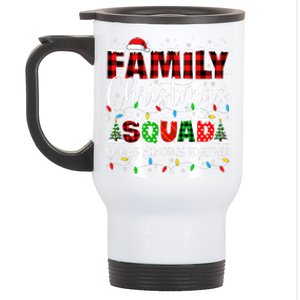 Family Christmas 2024 Matching Squad Xmas Stainless Steel Travel Mug