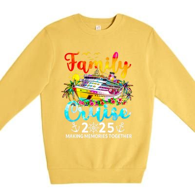 Family Cruise 2025 Family Vacation Matching 2025 Premium Crewneck Sweatshirt