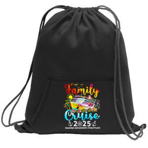 Family Cruise 2025 Family Vacation Matching 2025 Sweatshirt Cinch Pack Bag