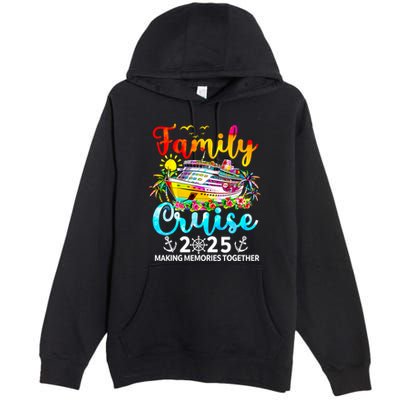 Family Cruise 2025 Family Vacation Matching 2025 Premium Pullover Hoodie